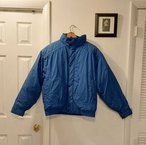 St. John's Bay Men's Blue Puffer Jacket